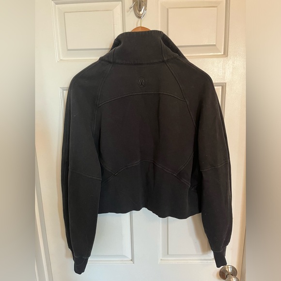 Lululemon Scuba Oversized Funnel Neck Half-Zip Black XS/S - Picture 9 of 12
